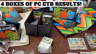 Opening 4 Elite Trainer Box (ETB) Pokemon Center Exclusive Paldea Evolved Pokemon Boxes