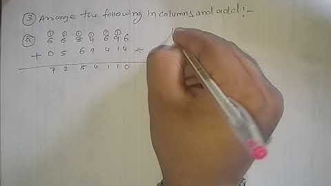 5 std Maths Unit:2 Addition and Subtraction Ex 2A