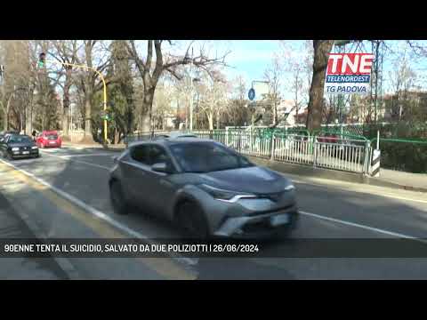 90ENNE TENTA IL SUICIDIO, SALVATO DA DUE POLIZIOTTI | 26/06/2024