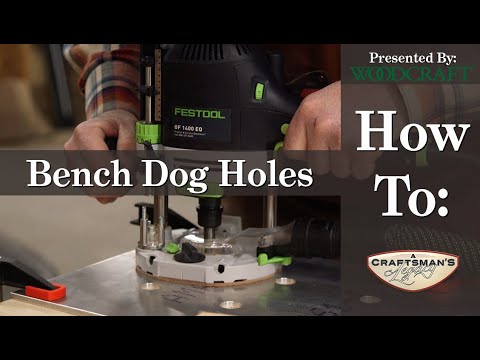 woodcraft 101 workbench dog holes