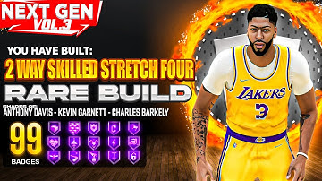 BEST 2-WAY SKILLED STRETCH FOUR BUILD ON NBA 2K22 NEXT GEN! RARE BUILD SERIES VOL. 3