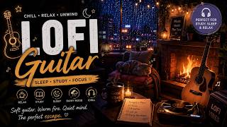 Fireplace LoFi Guitar – Cozy Melodies for Sleep, Study & Chill Nights | Afternine Studio