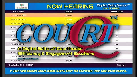 Digital Daily Docket and Court Queue Management suite