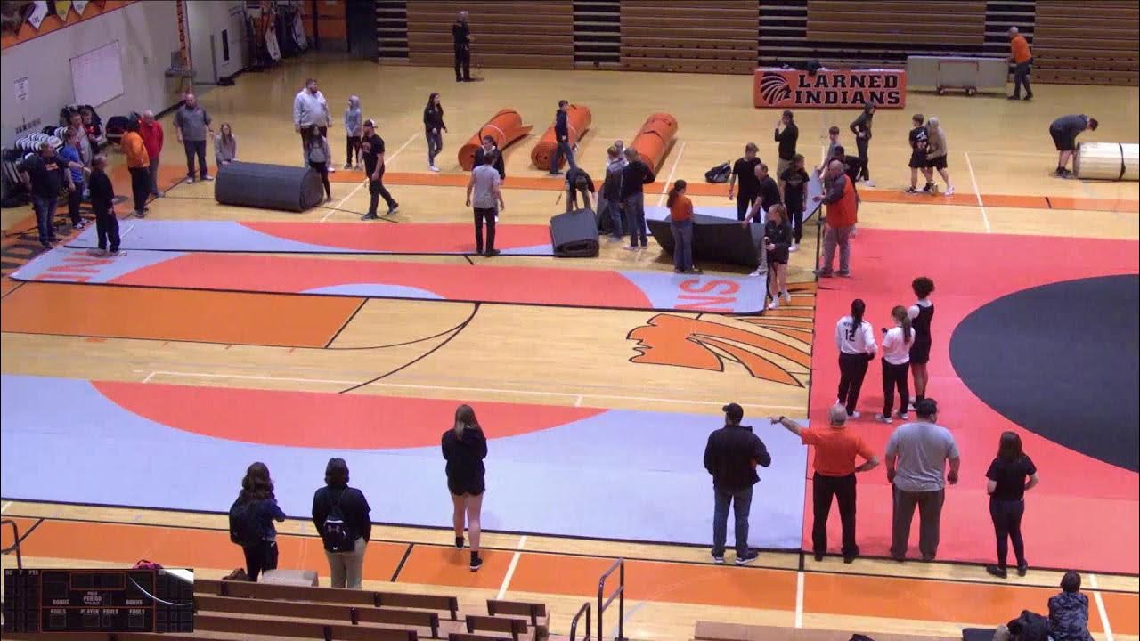 Larned High School vs Halstead High School Mens Varsity Basketball