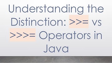 Understanding the Distinction:   = vs    = Operators in Java