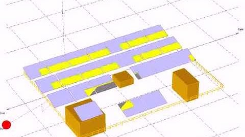 Shading analysis animation with PVsyst software
