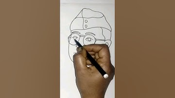 Netaji Subhash Chandra Bose drawing #shorts #short  #shortvideo #viral