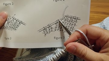 Wrap and turn resolve purl side