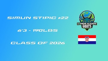 Combine Academy - Simun Stipic Mid Season Highlights