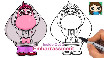 How to Draw Embarrassment Easy | Inside Out 2