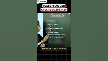 English Syllabus Class 10 CBSE - 2023-24 #shorts #youtubeshorts