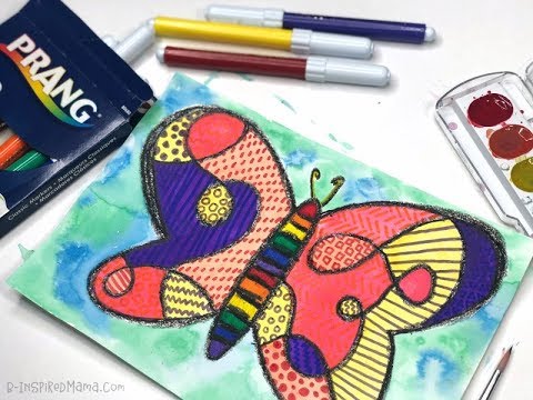 Beautiful Watercolor Butterfly Painting for Kids to Make  Butterfly  painting, Spring art projects, Butterfly art painting