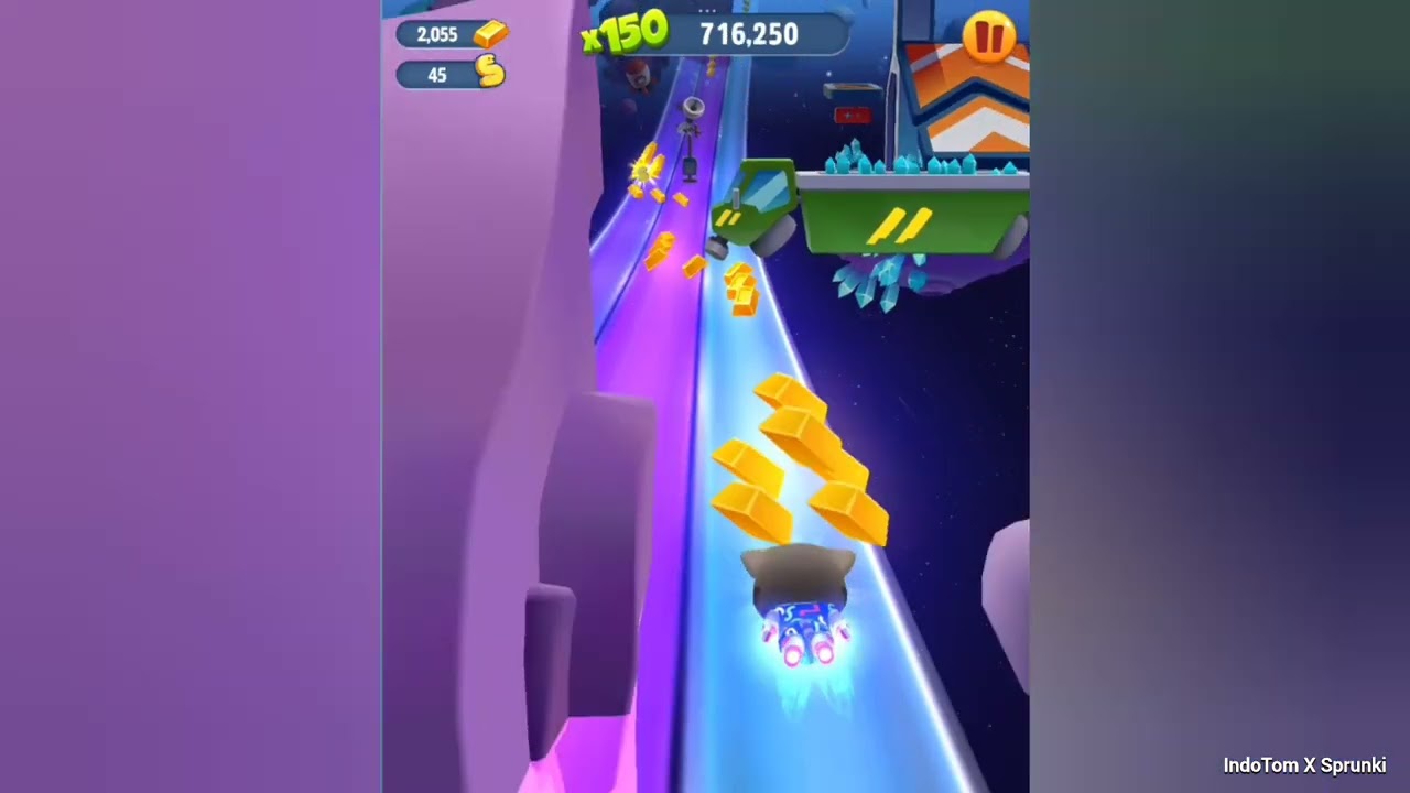 Talking Tom Gold Run Reversed Snake Off Tom