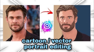 vector / cartoon editing on picsart | Chris Hemsworth.