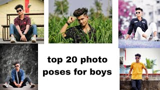 top 20 photo poses for boys 😯 2023