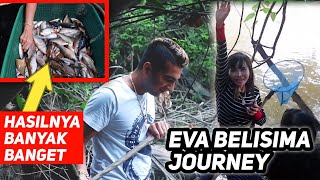 EVA BELISIMA BERBURU IKAN DISUNGAI BERSAMA MR.JANU DAN TEAM DI KETAPANG PART 1