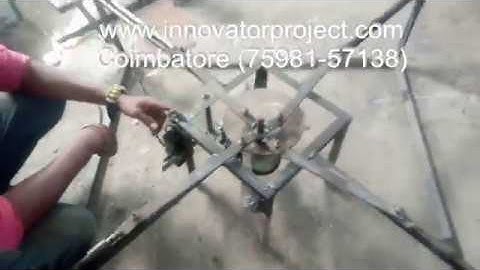 fabrication of Four way hacksaw machine / High speed 4 Way Hacksaw Machine project