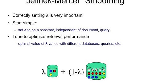 LM.9 Jelinek-Mercer smoothing