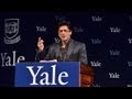 Shah rukh khan at yale university as chubb fellow official