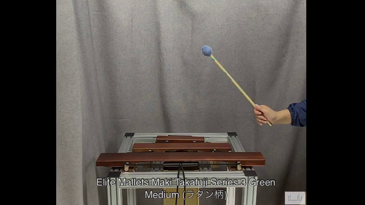 Elite Mallets Maki Takafuji Series 3 Green Medium (ラタン柄)