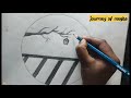 Easy circle pencil drawing || circle drawing for beginners || step by step