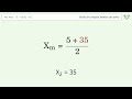 Find the midpoint between two points p1 (5,-8) and p2 (35,-47): Step-by-Step Video Solution