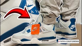 SO HAPPY WITH THESE! AIR JORDAN IV MILITARY BLUE REVIEW & 0N FOOT