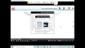 Aadhaar software Failed to sync operator details with server synced & OTP verified on ultra viewer.