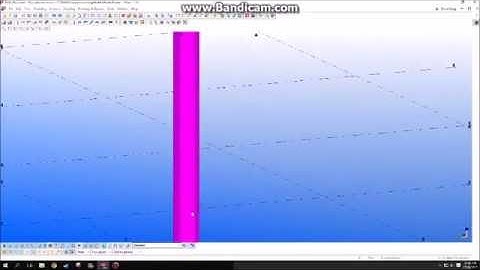 Portal Frame 3D model and Deflection