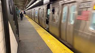 R179 A Train Exiting Station