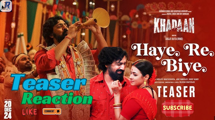 Haye Re Biye Teaser Reaction | Dev | Jisshu | Barkha | Abhijeet | Khadaan #dev #song #teaser #2024