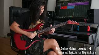 Dream Theater - Under a Glass Moon Solo  - Lucio Hortas & HOW TO PLAY IT - Link in description