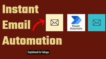 Send Emails Automatically with Power Automate | Step-by-Step Guide | Explained in Telugu