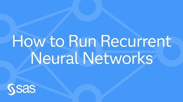 SAS Demo | How to Run Recurrent Neural Networks in SAS Visual Forecasting