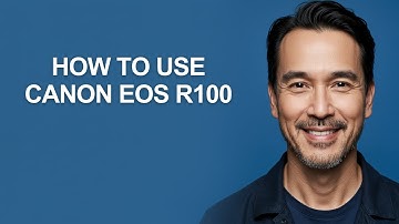 How to Use Canon Eos R100 - KevinHowTo