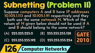 Subnetting (Solved Problem 11)