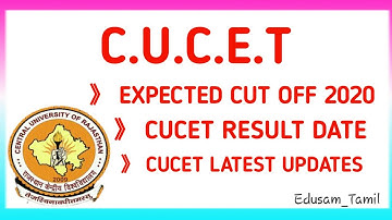 CUCET Expected Cut-Off 2020 | CUCET Latest Updates in Tamil | Edusam Tamil