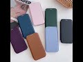 Flip leather wallet case clear cover magnetic magsafe charging for iphone 12 13 14 samsung s22 s23