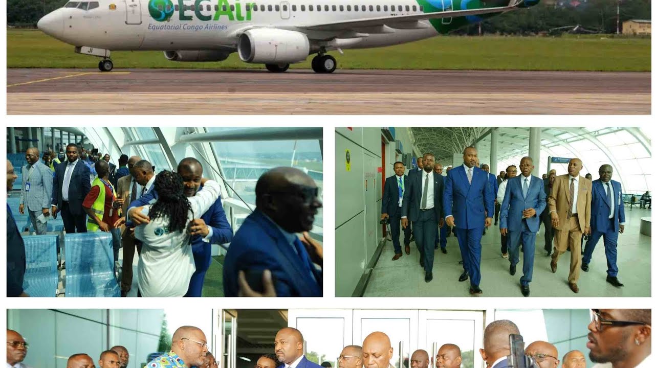 16 Mai 2024: Vol commercial inaugural d'Ecair Brazzaville - Pointe-Noire.