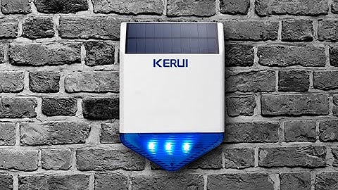 Short Setup for SJ1 solar siren config mode