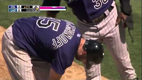 2011/08/28 Kouzmanoff's RBI single
