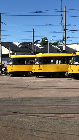 Tatra Abschied 3.6.23 Dresden Tram Strassenbahn Tramway Tramwej Germany