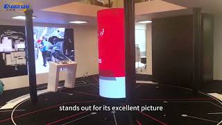EagerLED Indoor Flexible Soft LED Display / Austrian Customer Purchased a Flexible LED Screen. screenshot 4