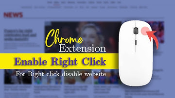 How to enable Right Click on Restricted Website | Absolute Enable Right Click | Chrome extension