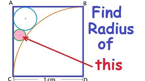 Extremely hard geometry problem | Find radius of the smallest circle Three circles RMO IMO INMO SSB