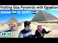 Visiting the ancient wonder of the world  giza pyramids egypt cairo to giza in just 45