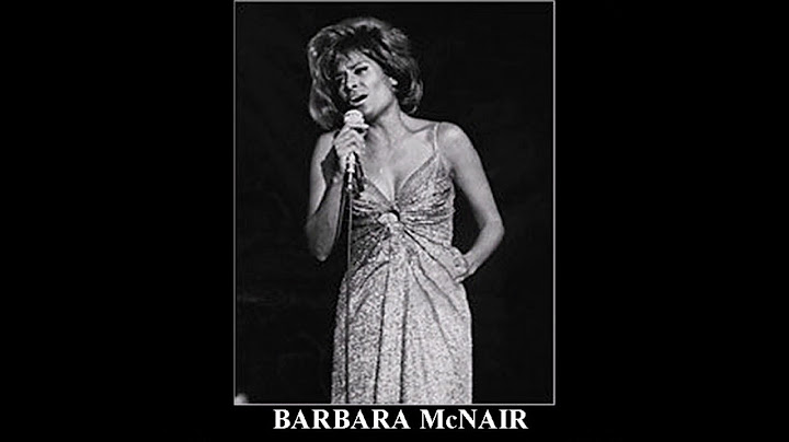 HD#546.Barbara McNair 1966 - "The Good Times Are Gone"