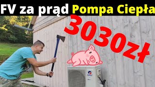 FV za Prąd 3030zł Pompa Ciepła
