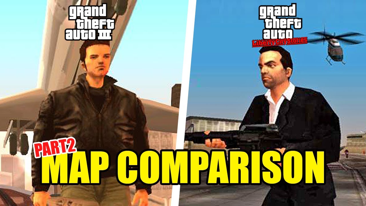 GTA 3 vs. Liberty City Stories - Map Comparison #2 - YouTube