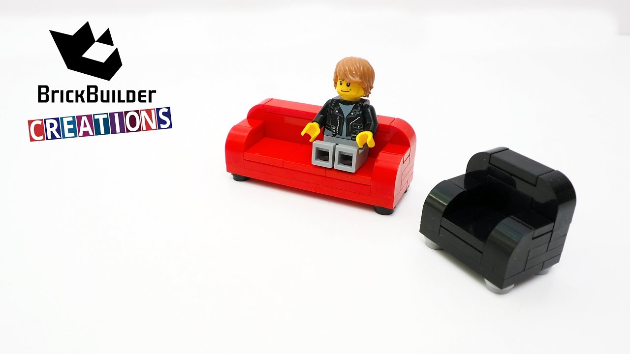 LEGO MOC SOFA and ARMCHAIR 44pcs Brick Builder Creations YouTube